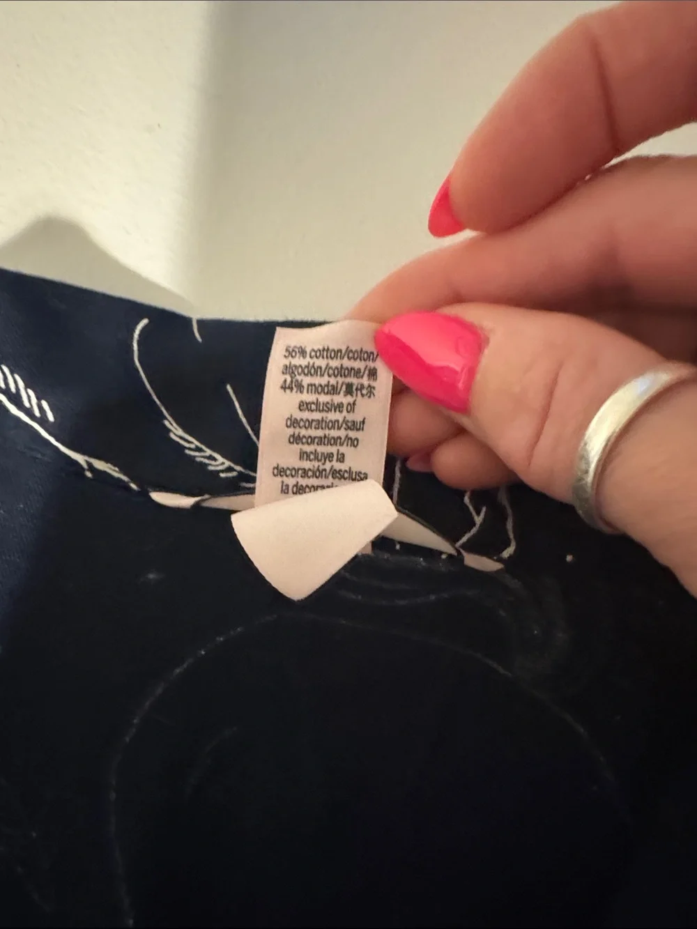 Victoria's Secret Navy pegasus Print Pajama set - Picture 3 of 3